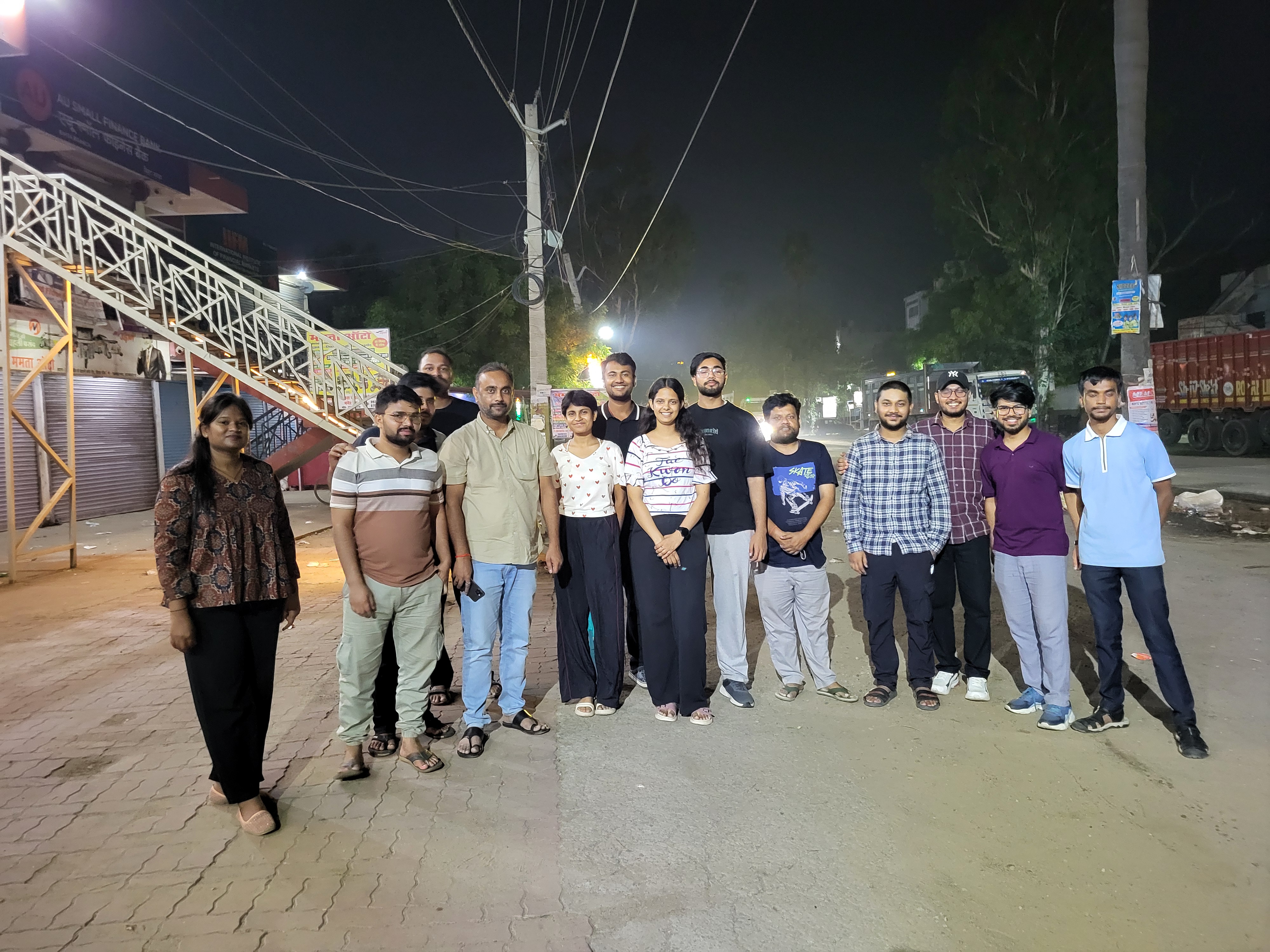 IMPACT Lab team on an evening outing